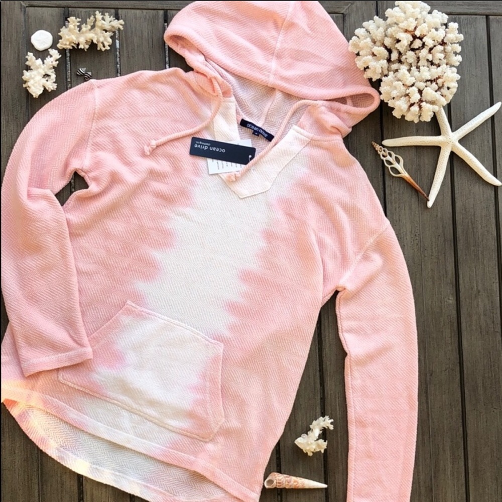 🌴🔆OCEAN DRIVE- HOODIE PONCHO PULL OVER🔆🌴 - Picture 2 of 10